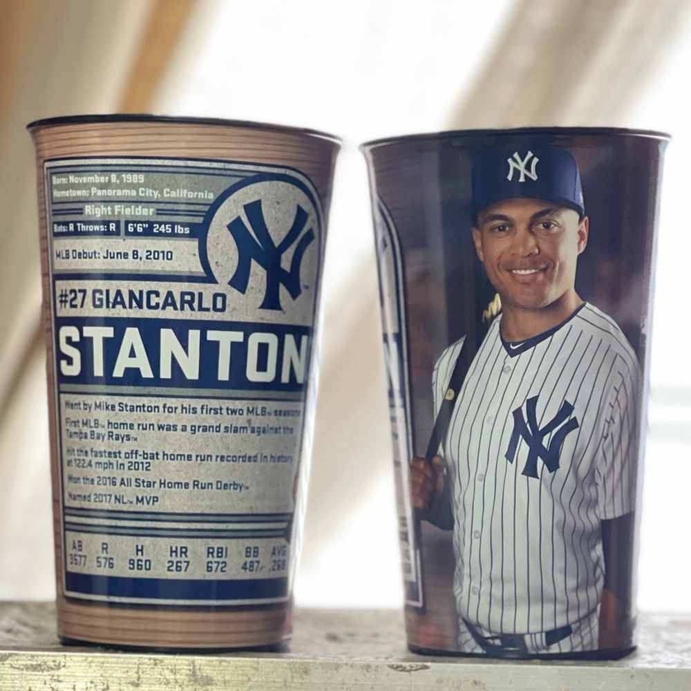 Set of 2 # 27 STANTON Stadium Cups